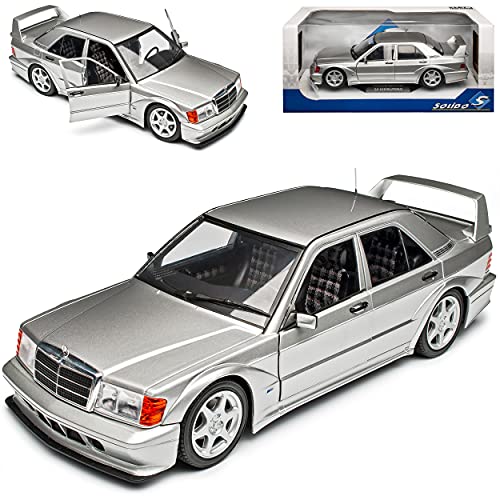 Mercedes-B C-Klasse 190E W201 2.5-16V Evolution II Silber 1982-1993 1/18 Solido Modell Auto mit individiuellem Wunschkennzeichen Mercedes-B C-Klasse 190E W201 2.5-16V Evolution II Silber 1982-1993 1/18 Solido Modell Auto mit individiuellem Wunschkennzeichen von Solido Mercedes-Benz