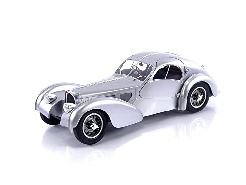 Solido 1:18 Bugatti Atlantic Silber Modellauto Modellfahrzeug Solido 1:18 Bugatti Atlantic Silber Modellauto Modellfahrzeug von Solido