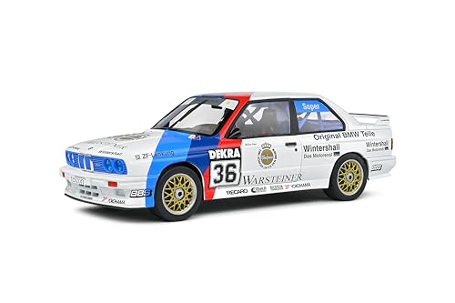 Solido BMW E30 M3#36 DTM 1989 (weiß) – Hochwertiges Diecast Modellauto im Maßstab 1:18, legendäres Tourenwagen-Rennfahrzeug für Sammler & Motorsport-Fans Solido BMW E30 M3#36 DTM 1989 (weiß) – Hochwertiges Diecast Modellauto im Maßstab 1:18, legendäres Tourenwagen-Rennfahrzeug für Sammler & Motorsport-Fans von Solido