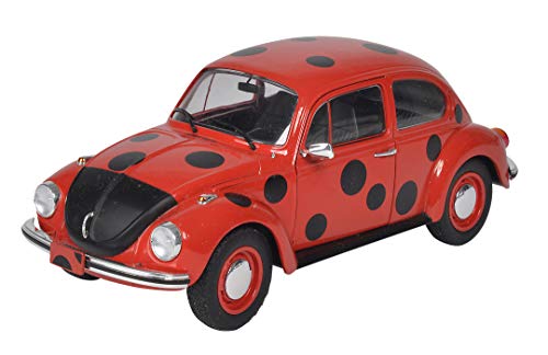 Solido 421184590-1:18 VW Käfer 1303 Marienkäfer, Modellauto, Modellfahrzeug von Solido