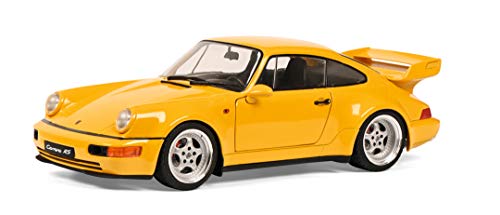 Solido 421185560 Porsche 911 3.8 RS (964), 1990, Modellauto, Maßstab 1:18, gelb S1803401 von Solido