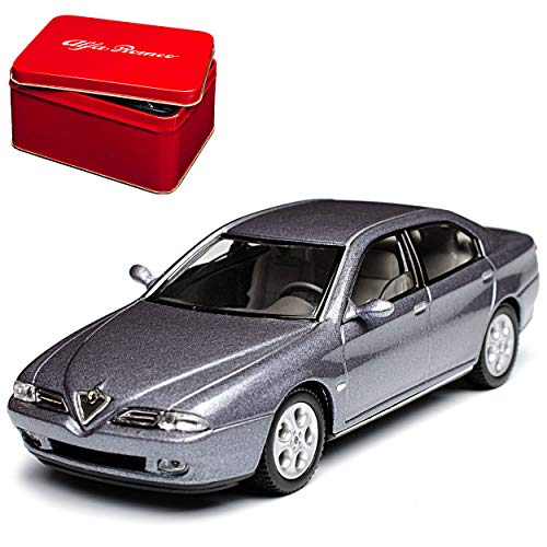 Solido Alfa Romeo 166 Limousine Grau Silber Limousine 1998-2007 1/43 Modell Auto von Solido