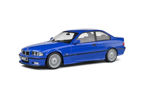 Solido BMW E36 M3 Coupé 1996 (blau) – Hochwertiges Diecast Modellauto im Maßstab 1:18, klassisches Sportcoupé für Sammler & BMW-Fans von Solido
