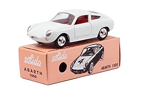 Solido FIAT Abarth 1000, 1962, Serie 100, Modellauto, Maßstab 1:43, weiß von Solido