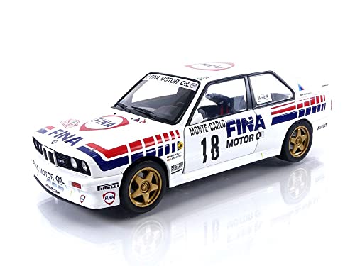 Solido Modellfahrzeug 1:18 BMW E30 M3 weiß #18 von Solido