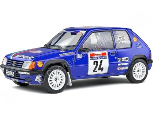 Solido Modellfahrzeug 1:18 Peugeot 205 Rallye #24 von Solido