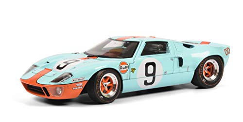 Solido S1803001 Ford GT40 MK1#9, Bj. 1968, 24h Le Mans, Modellauto, 1:18, blau/orange Solido S1803001 Ford GT40 MK1#9, Bj. 1968, 24h Le Mans, Modellauto, 1:18, blau/orange von Solido