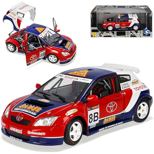 Solido Toyota Corolla WRC Rally Panis Rot 1/18 Modellauto Modell Auto von Solido