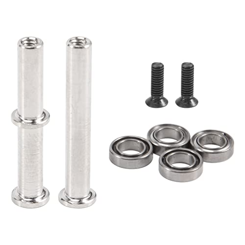 Solimind 2 StüCk Lenkung SäUle mit Lager für 144001 144010 124016 124017 124019 RC Auto Upgrade ZubehöR Teile von Solimind