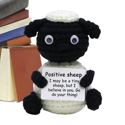 Sollee Positive Häkel-Tiere | Kuschelige Häkelschafe,Weiche Wohnkultur Für Wohnzimmer Schlafzimmer Büro Fensterbank Schreibtisch Bücherregal Meditation Neuer Job Kollegen Sollee Positive Häkel-Tiere | Kuschelige Häkelschafe,Weiche Wohnkultur Für Wohnzimmer Schlafzimmer Büro Fensterbank Schreibtisch Bücherregal Meditation Neuer Job Kollegen von Sollee