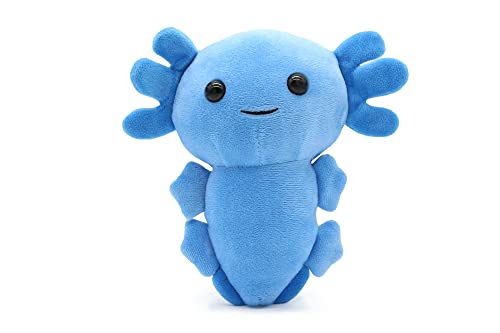 Axolotl Echse Molch Kuscheltier Figur Plüsch Tintenfisch Spiel Puppe XL 20 cm Plüschtier (blau) von Soma