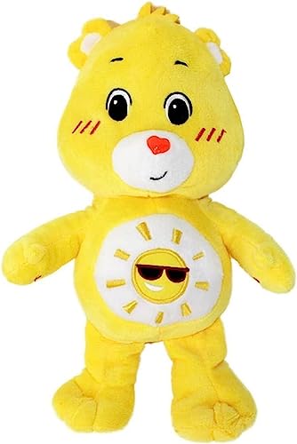 Glücksbärchi Kuscheltier Care Bears Plüsch Plüschfigur XXL 43 cm Teddybär Stofftier Glücksbärchen für Kinder (Sonnenschein Bärchi gelb XXL 43 cm) von Soma