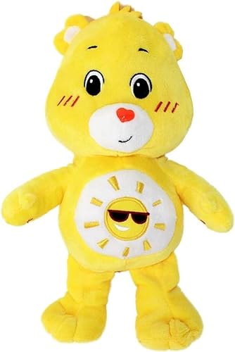 Glücksbärchi Kuscheltier Care Bears Plüsch Plüschfigur XXL 67 cm Teddybär Stofftier Glücksbärchen für Kinder (Sonnenschein Bärchi gelb) von Soma
