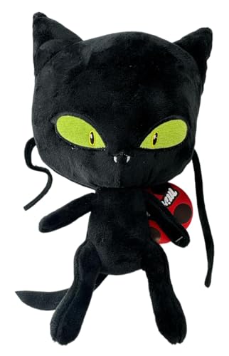 Miraculous Ladybug Cat Noir Plagg Tikki – Kwami Lifesize Plagg Kuscheltier Plüsch Plüschtier (Miraculous Plagg 30 cm) von Soma