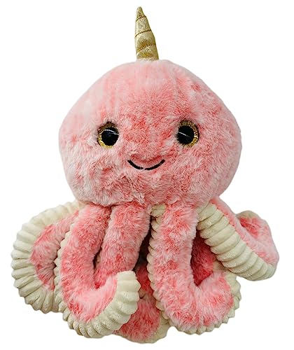 Niedliche Krake Plüsch Spielzeug Octopus Puppe Kuscheltier Cartoon Oktopus Stofftiere Plüschtiere Geburtstag Geschenk XXL (70 cm, Rosa) von Soma