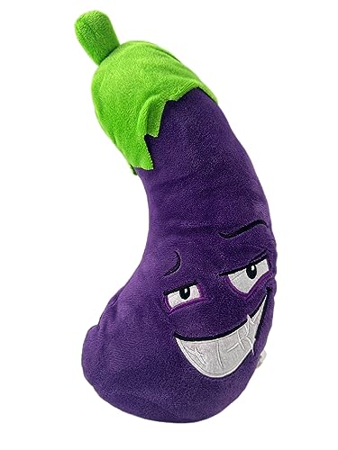 Plüschtier Boba Aubergine Kuscheltier Gemüse Plüschpuppen Kaufladenzubehör Weiche Kuscheltier Weiche Puppe Kissen Kinderspielzeug (18 cm) von Soma