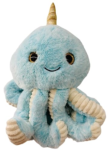 Soma Niedliche Krake Plüsch Spielzeug Octopus Puppe Kuscheltier Cartoon Oktopus Stofftiere Plüschtiere Geburtstag Geschenk XXL (70 cm, Blau) von Soma