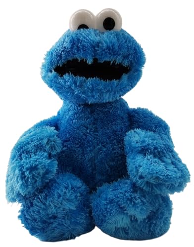 Soma Sesamstrasse Kuscheltier Plüsch Figur 35 cm Plüschtier Stofftier kuschelweich ab den ersten Lebensmonaten geeignet als Geschenk (Krümmelmonster Blau) von Soma