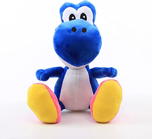 Soma Yoshi Drache Plüschfigur, 20 cm, kuschelweich Dinosaurier, Kuscheltier, ab den ersten Lebensmonaten geeignet (blau) von Soma