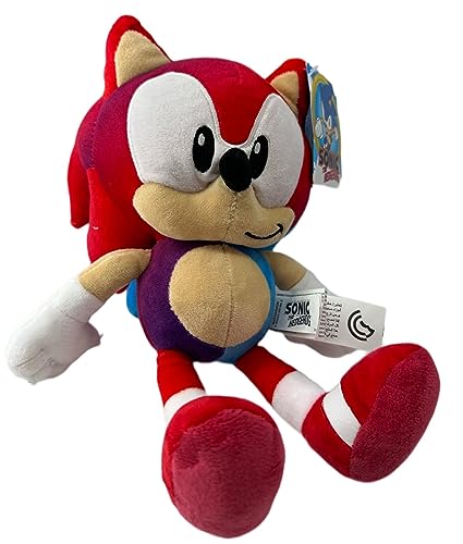 Sonic The Hedgehog - SEGA - Sonic Plüschtier 30 cm, Sonic Kuscheltier (Sonic Rainbow rot) von Soma