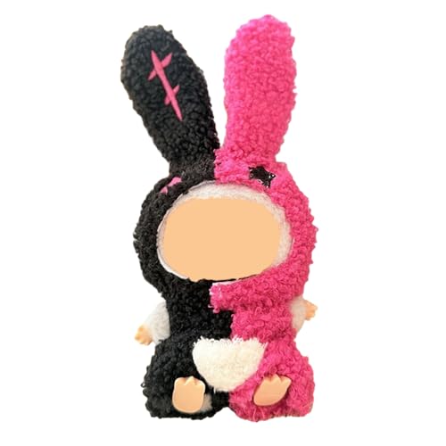 Puppenbekleidung Set für 17cm Labubu Puppen, Labubu Kleidung, Outfit -Set mit Hut oder Kopfbedeckung, Plüschkleidung Noverall Röcke und Freizeit-Sets (2-3) von Somerway