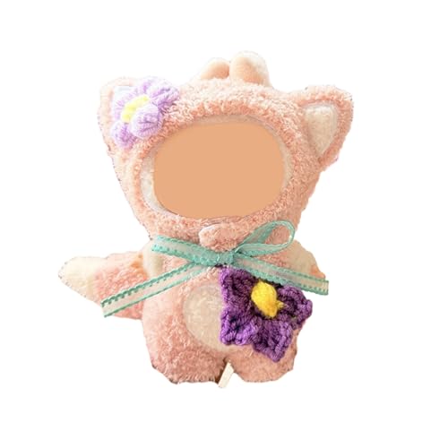 Puppenbekleidung Set für 17cm Labubu Puppen, Labubu Kleidung, Outfit -Set mit Hut oder Kopfbedeckung, Plüschkleidung Noverall Röcke und Freizeit-Sets (2-4) von Somerway