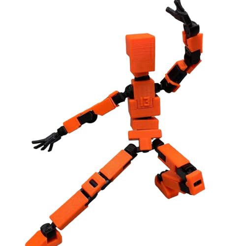 Somerway Robotermodell, Flexibles Spielzeugmodell für Heimdekoration, Gelenkmann-Spielzeugmodell mit Mehreren Gelenken, Modellfigur für Heimbüro-Schreibtischdekoration, Kinderunterhaltung, Geschen von Somerway