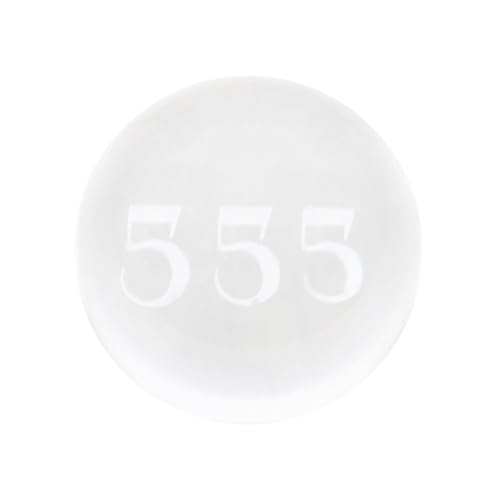 555 Engel Zahl Glaskristallkugel mit innerer Lasergravur - Symbol für positive Veränderung, spirituelles Wachstum und Transformation für Meditation, Energie und elegante Wohnkultur 555 Engel Zahl Glaskristallkugel mit innerer Lasergravur - Symbol für positive Veränderung, spirituelles Wachstum und Transformation für Meditation, Energie und elegante Wohnkultur von Something Different Wholesale