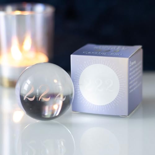 Something Different Wholesale 222 Engel Zahl Glaskristallkugel mit innerer Lasergravur - Symbol der Ausrichtung & Spirituelle Führung für Meditation, Manifestation und persönliches Wachstum Something Different Wholesale 222 Engel Zahl Glaskristallkugel mit innerer Lasergravur - Symbol der Ausrichtung & Spirituelle Führung für Meditation, Manifestation und persönliches Wachstum von Something Different Wholesale