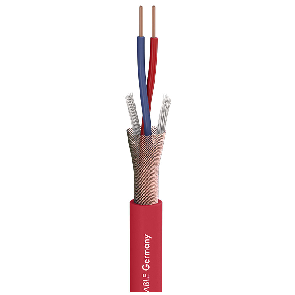 Sommer Cable Stage 22 Highflex red Meterware Audiokabel von Sommer Cable
