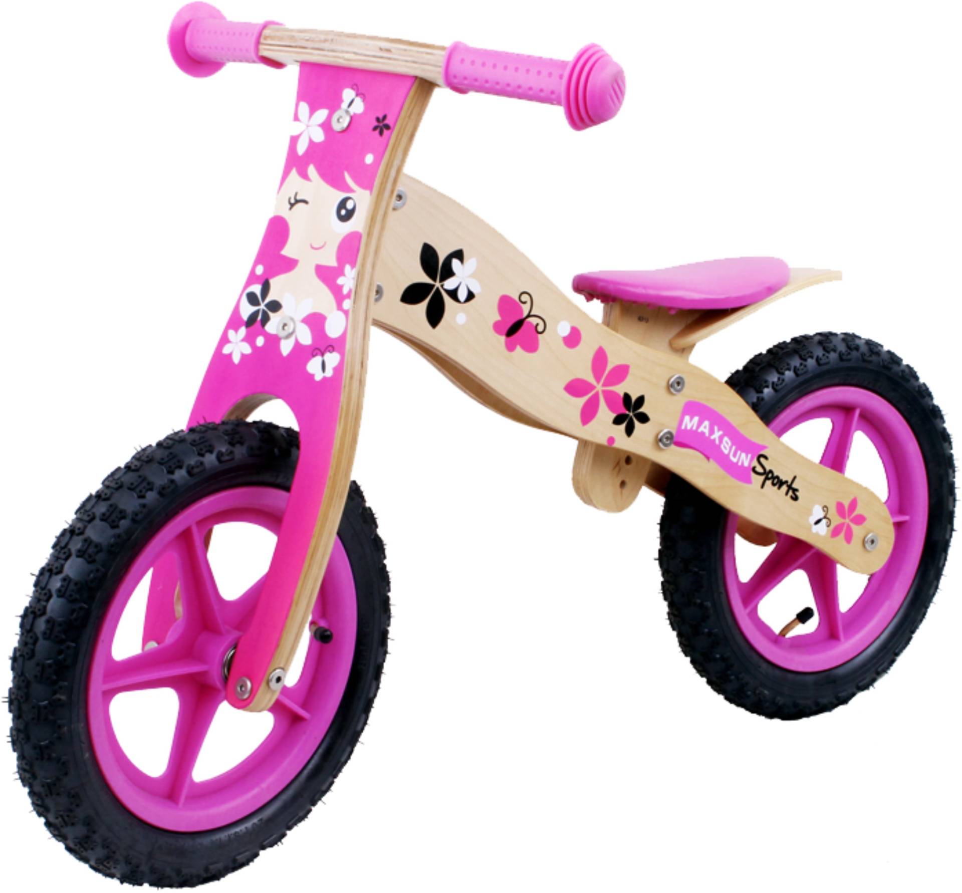 Holzlaufrad - Pink Holzlaufrad - Pink von SommerMobil