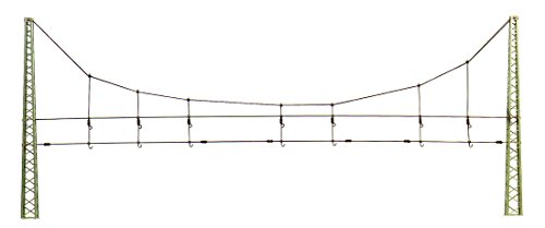 130 H0 Quertragwerk komplett mit Masten 250 mm Bausatz (1 Stück) von Sommerfeldt