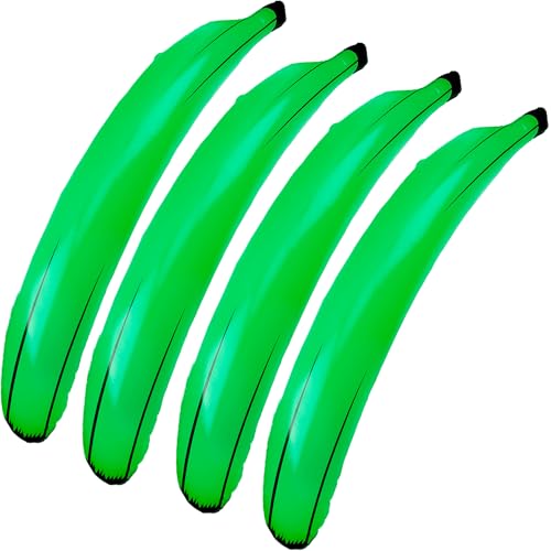 Jumbo-Bananenballon, aufblasbar, 177,8 cm, groß, aufblasbar, für Brautparty, Hochzeit, Junggesellinnenabschied, Sommer, Pool, Party, 4 Stück Jumbo-Bananenballon, aufblasbar, 177,8 cm, groß, aufblasbar, für Brautparty, Hochzeit, Junggesellinnenabschied, Sommer, Pool, Party, 4 Stück von Sonarun