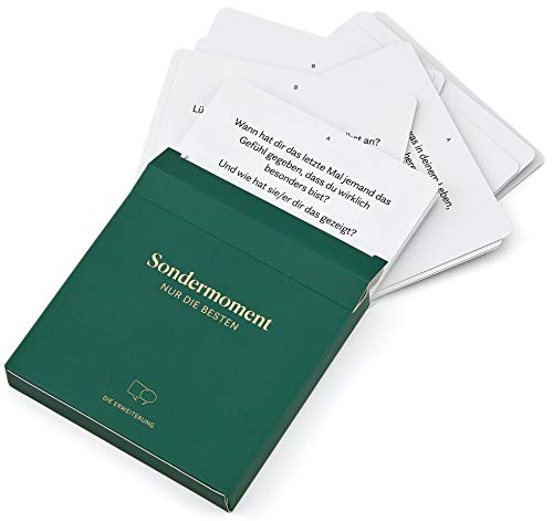 Sondermoment Nur die Besten (Erweiterung) - Fragespiel für Beste Freunde, Familie und Kollegen | Gesellschaftsspiel Erwachsene für Achtsamkeit und Gesprächsstoff | Schönes Geschenk zu Weihnachten von Sondermoment