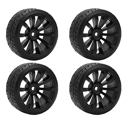 Sonew 1/10 RC -Driftauto -Reifen Hartreifen Set für TT02 Auf der Straße Drift Gummireifen und Schwarze RC Driftreifen mit Besserem Griff und Handling Sonew 1/10 RC -Driftauto -Reifen Hartreifen Set für TT02 Auf der Straße Drift Gummireifen und Schwarze RC Driftreifen mit Besserem Griff und Handling von Sonew