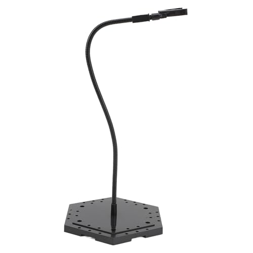 Sonew Aktionsabbildung Anzeigehalter Basis, ABS Edelstahl -Puppenanzeigestand für 6 -Zoll -Puppe (Black) von Sonew