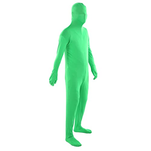 Sonew Fotografie Grüner Chromakey -Bodysuit für das Schießen - Dehnung Unisex Kostüm für die Erstellung von Videoeffekten Atmungsaktiver Ganzkörperanzug mit Verdeckter Reißverschluss, 160 Cm (160 cm) Sonew Fotografie Grüner Chromakey -Bodysuit für das Schießen - Dehnung Unisex Kostüm für die Erstellung von Videoeffekten Atmungsaktiver Ganzkörperanzug mit Verdeckter Reißverschluss, 160 Cm (160 cm) von Sonew