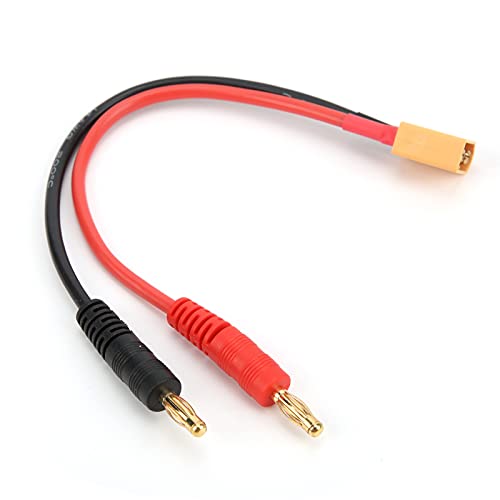Sonew [High Performance 15 cm RC Ladekabel -Kabel XT60 Bis 4,0 Mm Bananenstopfen 14AWG für LIPO -Batterieladegerät Flexible und Korrosionsbeständiges Design Sonew [High Performance 15 cm RC Ladekabel -Kabel XT60 Bis 4,0 Mm Bananenstopfen 14AWG für LIPO -Batterieladegerät Flexible und Korrosionsbeständiges Design von Sonew
