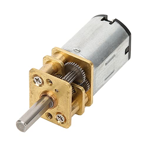Sonew Premium-Getriebe-Motorgeschwindigkeitsreduzierung mit Metal Getriebe GA12-N20 DC 3V 15-1000 U/Min-Leistung für Robotik- und -Projekte (60 U/min) von Sonew