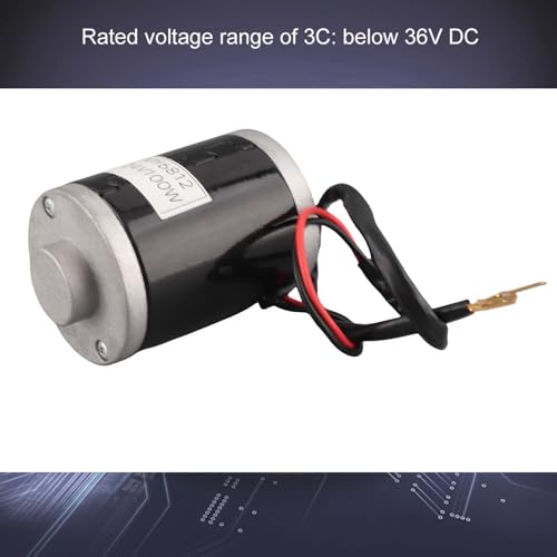 Sonew Verbessert 24 V 100W Elektrisch Gebürstetem Motor für Hochgeschwindigkeitsleistung | Premium-Aluminium, Geringe Größe für & Electric Scooter mit Gürtelscheibe Sonew Verbessert 24 V 100W Elektrisch Gebürstetem Motor für Hochgeschwindigkeitsleistung | Premium-Aluminium, Geringe Größe für & Electric Scooter mit Gürtelscheibe von Sonew