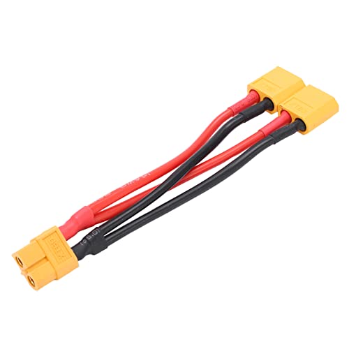Sonew XT60 Paralleler Batterieanschluss Kabel 1 Frauen Bis 2 Männliche Y -Splitter mit Silikondraht für RC -Batterien Mini und Tragbarer Adapter für Modellautos, Flugzeuge und Boote Sonew XT60 Paralleler Batterieanschluss Kabel 1 Frauen Bis 2 Männliche Y -Splitter mit Silikondraht für RC -Batterien Mini und Tragbarer Adapter für Modellautos, Flugzeuge und Boote von Sonew