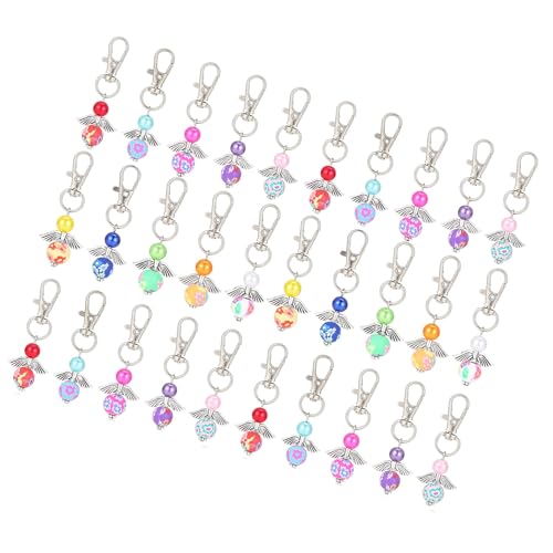 30 Stück Segen-Schlüsselanhänger für Babypartys, Hochzeit, Giveaway, Halter, Perlen, Flügel, Schlüsselanhänger für Lehrer, modischer Schlüsselanhänger 30 Stück Segen-Schlüsselanhänger für Babypartys, Hochzeit, Giveaway, Halter, Perlen, Flügel, Schlüsselanhänger für Lehrer, modischer Schlüsselanhänger von Songelt