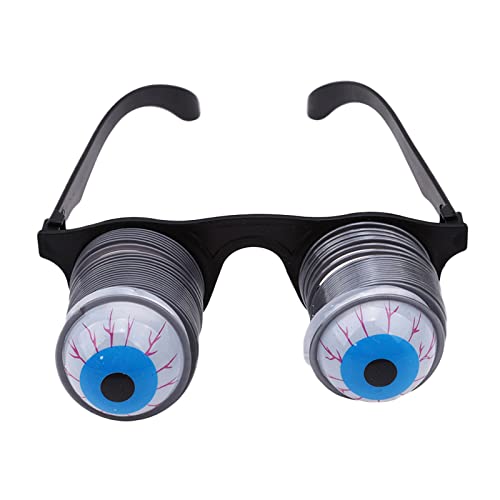Gruselige Pop-Out-Augen, Brille, hängende Augen, Frühlingsbrille, Maskerade, Halloween-Kostüm, lustiges Spielzeug, Streich, Foto-Requisiten, herabhängender Frühling von Songelt