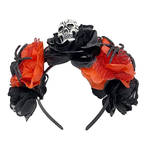 Gruseliges Halloween-Schädel-Stirnband, handgefertigt, Spinnen, Haarreifen, Kostüm, Kopfbedeckung, Halloween, Cosplay, Kopfbedeckung, Kostüm, Stirnband, Baby Gruseliges Halloween-Schädel-Stirnband, handgefertigt, Spinnen, Haarreifen, Kostüm, Kopfbedeckung, Halloween, Cosplay, Kopfbedeckung, Kostüm, Stirnband, Baby von Songelt