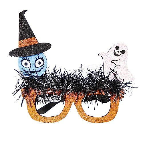 Halloween-Brille, lustig, Filz, dekorative Brille, Cosplays, Halloween-Party-Dekoration, Gastgeschenk für Kinder und Erwachsene, Brillen, Neuheit, Party, lustiger Rahmen für Kostüme von Songelt