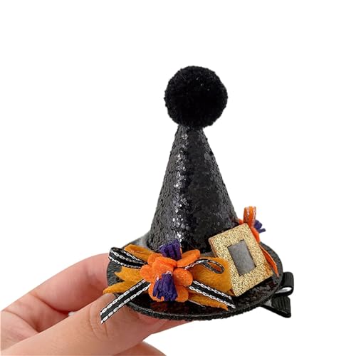 Halloween Kürbis Spitze Band Haarspange Kegel Hut Maskerade Starker Halt Kegel Hut Haarspangen für Frauen Halloween Kürbis Spitze Band Haarspange Kegel Hut Maskerade Starker Halt Kegel Hut Haarspangen für Frauen von Songelt