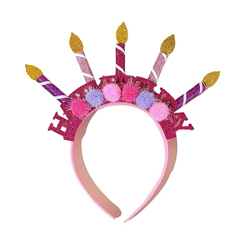Lametta-Haarband, Festival-Haarreif, Party-Aufführungen, Kopfschmuck, Halloween, Party, Kostüm, Requisite, Unisex, Geburtstags-Stirnband für Frauen, glänzende Geburtstags-Mädchen, Lametta-Dekorationen von Songelt