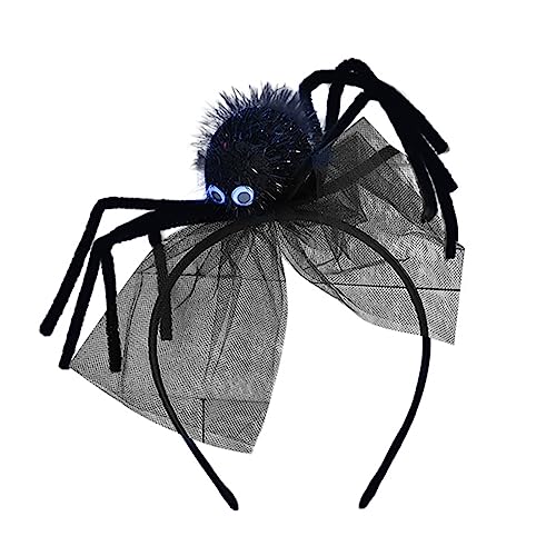 Songelt Araneid Haarreif für Kinder, Halloween-Dekoration, Themenpartys, dunkles Araneid-Stirnband mit buntem Lametta, Halloween Songelt Araneid Haarreif für Kinder, Halloween-Dekoration, Themenpartys, dunkles Araneid-Stirnband mit buntem Lametta, Halloween von Songelt