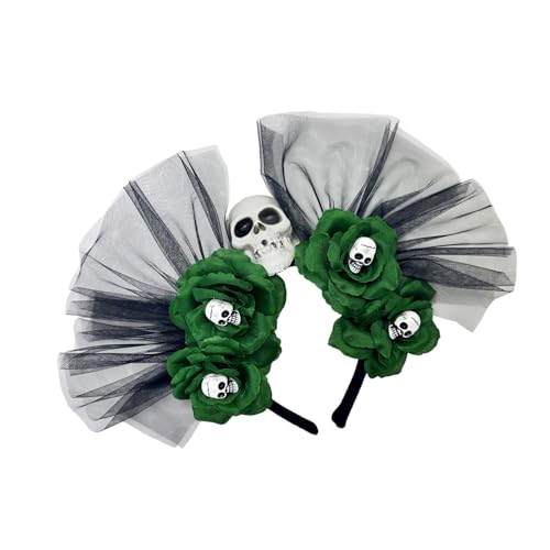 Songelt Blumenkronen-Stirnband, Halloween, Cincos des Mayoes, Party-Kostüm, Dias des Los Muerto, Kopfschmuck, Fotografie-Requisiten, Damen, Halloween, Dia Los Muerto, Party-Kostüm von Songelt