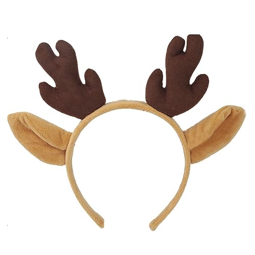 Songelt Fawn Stirnband für Weihnachten Geweih Kopfbedeckung Haarreifen für Halloween Weihnachten Kopfschmuck Partyzubehör Geweih Stirnband Songelt Fawn Stirnband für Weihnachten Geweih Kopfbedeckung Haarreifen für Halloween Weihnachten Kopfschmuck Partyzubehör Geweih Stirnband von Songelt